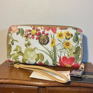 Sasha New York Floral Wallet NWT